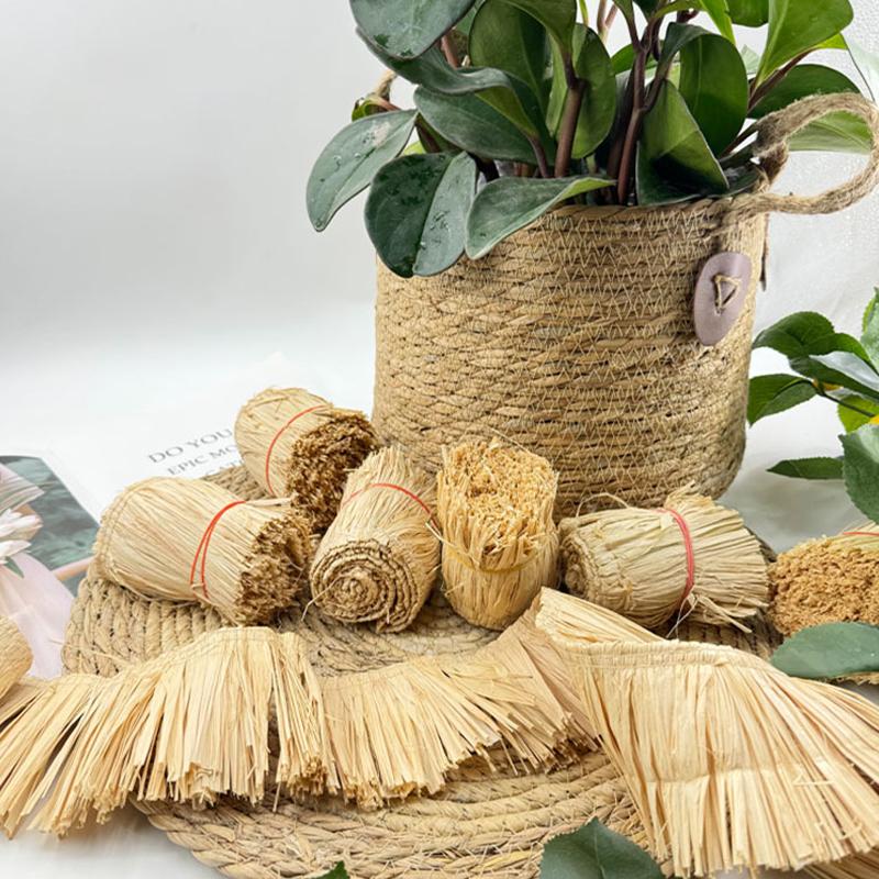 ナチュラルウェディングガーランド DIY ホームサプライ 背 - Tassel Fringe Trim のレビューと価格